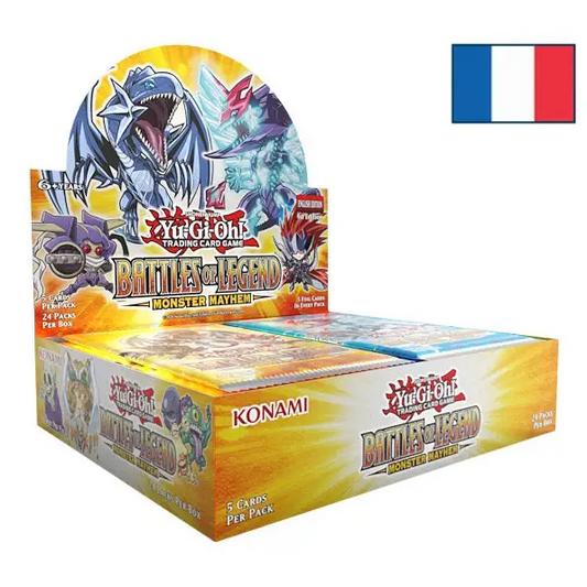 Boîte de 24 Boosters Yu-Gi-Oh! - Battles of Legend: Monster Mayhem (BLMM) FR Préco: 12/06/2025 Battles of Legend: