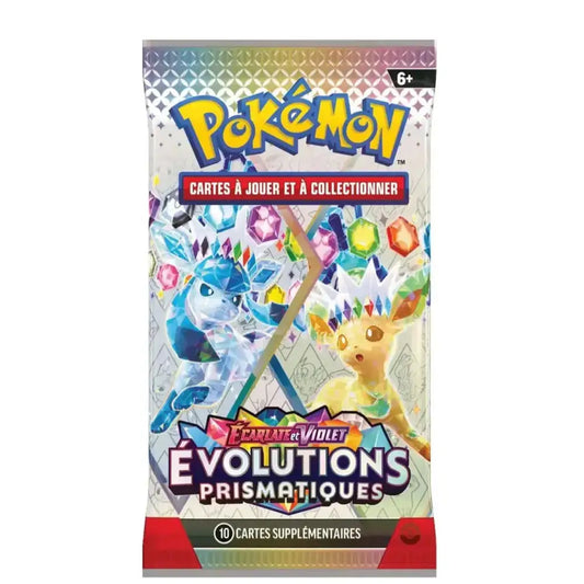 Booster Pokémon – Évolutions Prismatiques EV8.5 – Illustration aléatoire – Français