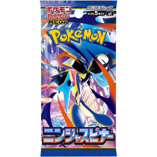 Booster Pokémon Japonais Ninja Spinner M4 – 5 cartes - Poke-Geek