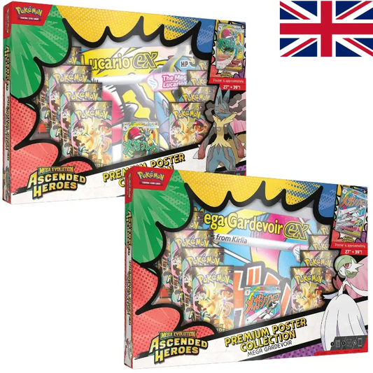Coffret Pokémon – Premium Poster Collection Mega Gardevoir (Transcendent Heroes – ME02.5) – Anglais