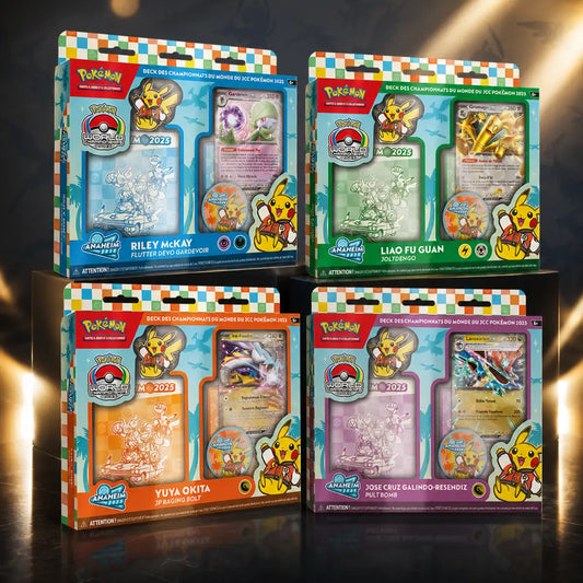 Deck des Championnats du Monde Pokémon 2025 – 1 Deck Aléatoire – Français - Poke-Geek