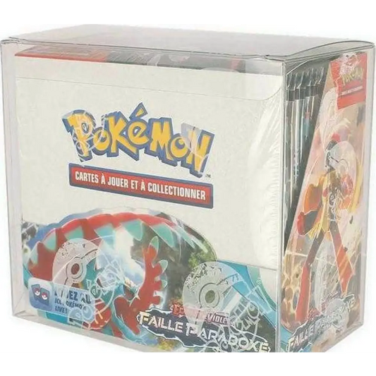Lot de 5 Protections PVC Clear Case pour Display Pokémon Protection Display