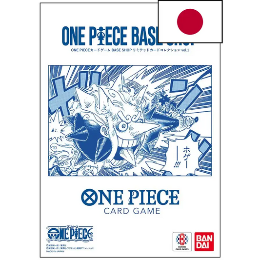 ONE PIECE CARD GAME – Livret Promo Base Shop Limited vol.1 (Japon) + 6 Cartes Promo Exclusives (Bandai)