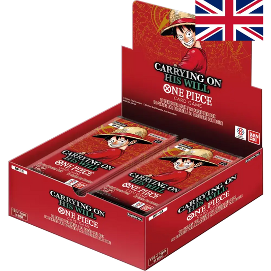 One Piece JCC - Display 24 Boosters OP13: Carrying on His Will (Anglais)