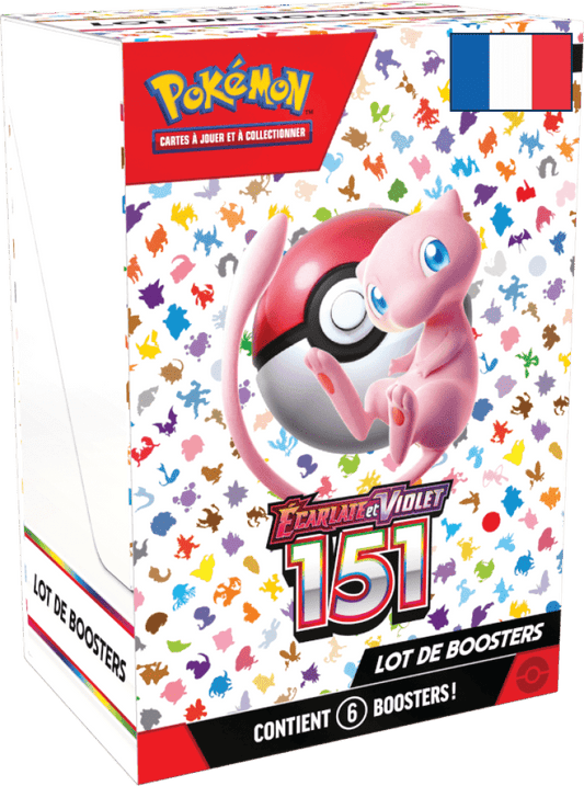 Pokémon - Bundle 6 Boosters EV3.5 Écarlate et Violet 151 - FR