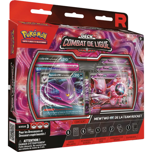 Pokémon – Deck Combat de Ligue Mewtwo-ex de la Team Rocket - FR - Poke-Geek