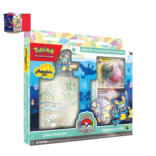 Pokémon Lot de 4 Decks des Championnats du Monde: Honolulu 2024 (FR)