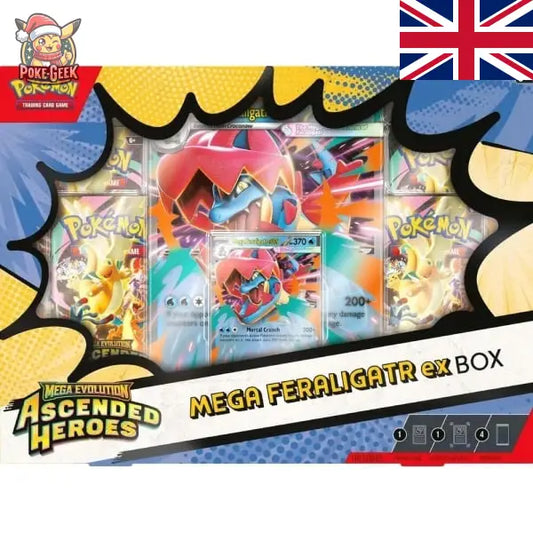 Pokémon TCG: Mega Evolution, Ascended Heroes ex Box – Modèle aléatoire – Anglais