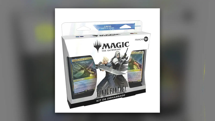 Kit de démarrage Magic issu du catalogue Poke-Geek, illustrant un guide sur les attaquants et les bloqueurs