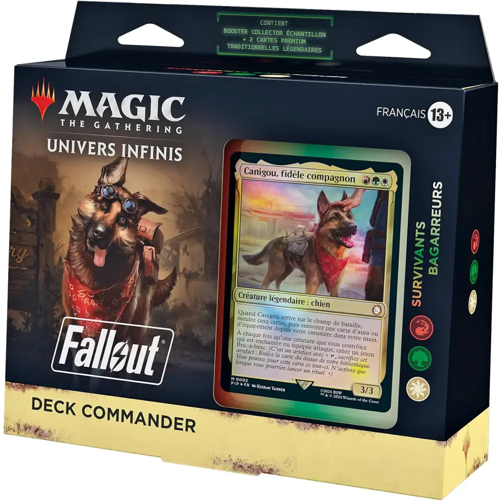Deck Commander Magic en français illustrant un guide sur l’identité couleur et les symboles de mana