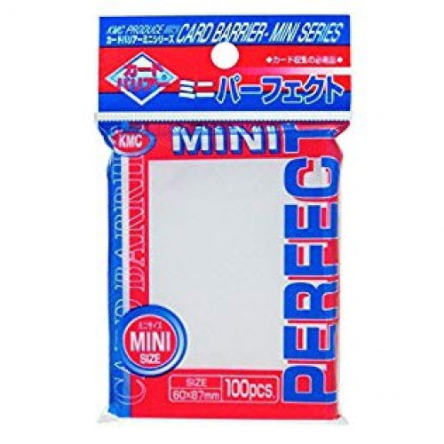 KMC - Protèges Cartes Format JAP - Mini Sleeves - Perfect Size (100 Sleeves) - Pro-Fit