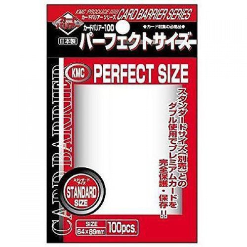 KMC - Protèges Cartes Standard - Perfect Size (100 Sleeves) - Pro-Fit