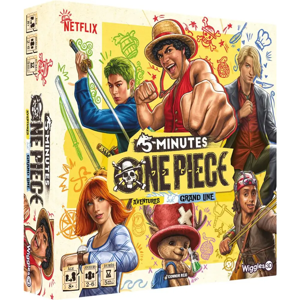 5 Minutes: One Piece – Jeu de société coopératif en temps réel - Poke-Geek