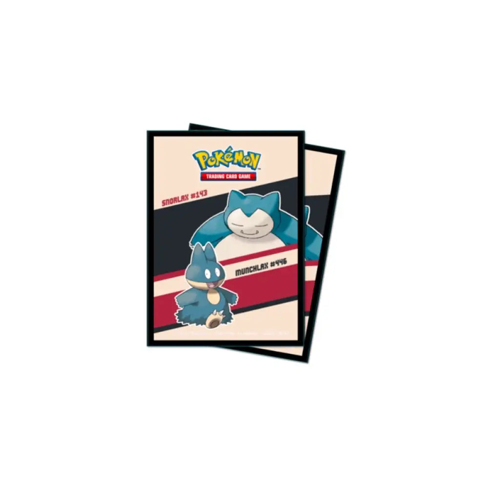 65 Protèges Cartes Pokemon - Ronflex & Goinfrex - Poke-Geek