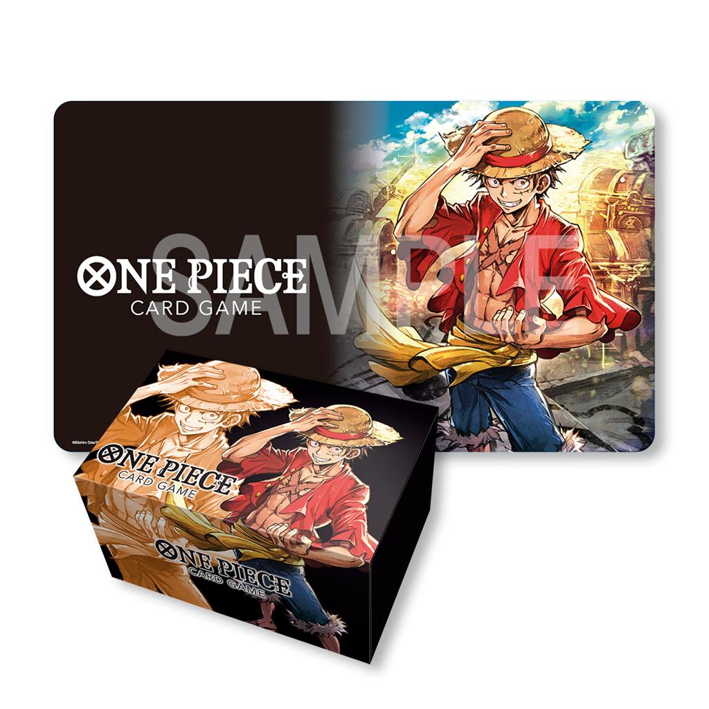 One Piece - Tapis de jeu et Boîte de rangement - Monkey.D.Luffy - Poke-Geek