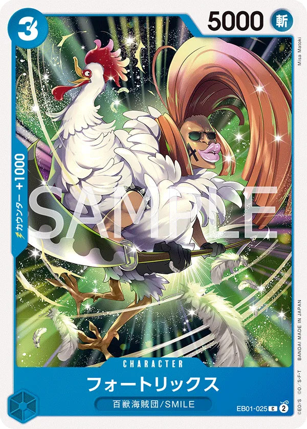 Vue agrandie de Fourtricks, carte EB01-025