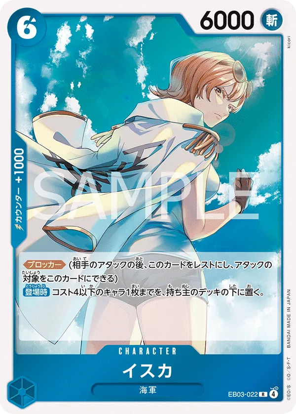 Vue agrandie de Isuka, carte EB03-022