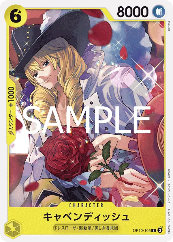Vue agrandie de Cavendish, carte OP10-105