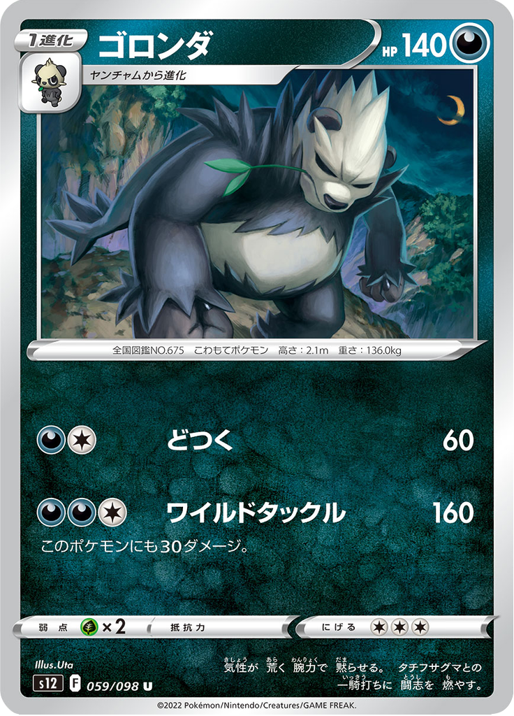 Vergrößerte Ansicht von Pangoro, Karte 059/098