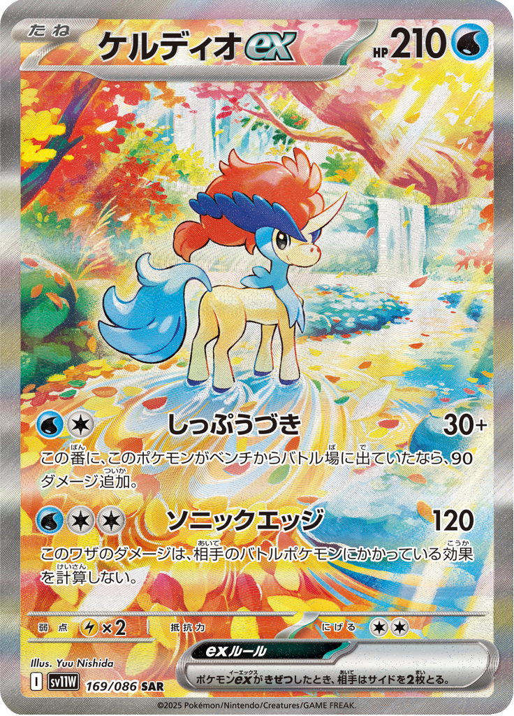 Vue agrandie de Keldeo ex, carte 169/086