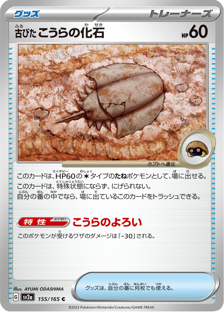 Vue agrandie de Old Dome Fossil, carte 155/165