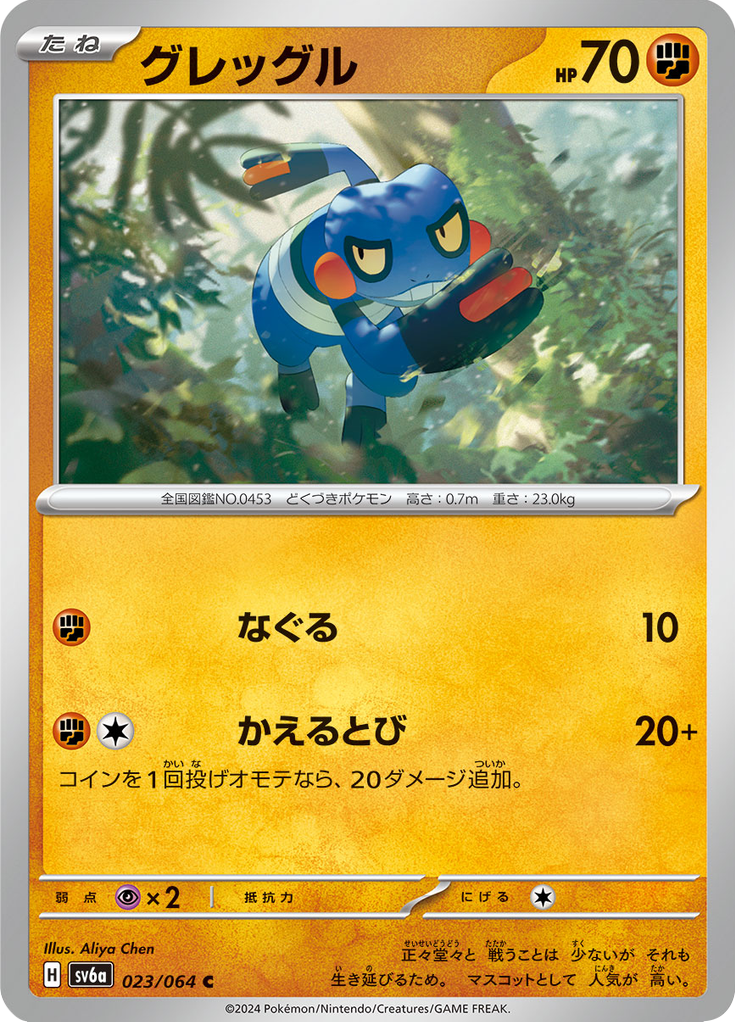 Vergrößerte Ansicht von Croagunk, Karte 023/064