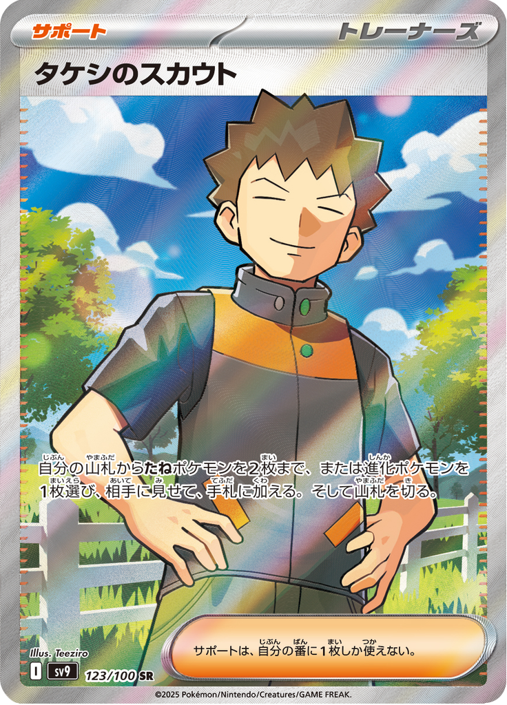 Vue agrandie de Brock's Scouting, carte 123/100