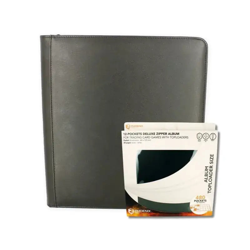Album Phoenix Shield Binder Deluxe – 480 Cartes Pokémon | Rangement Toploader 12 Pochettes - Poke-Geek