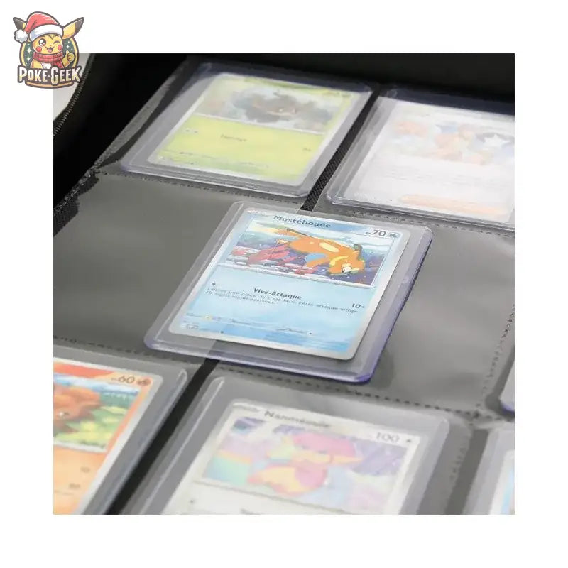 Album Phoenix Shield Binder Deluxe – 480 Cartes Pokémon | Rangement Toploader 12 Pochettes - Poke-Geek