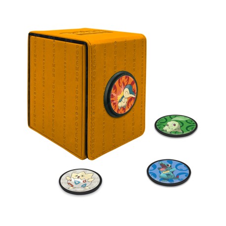 Deck Box - Pokemon - Ultra Pro - Alcove Flip Box - Clic Flip Box Johto - Scellé - Poke-Geek