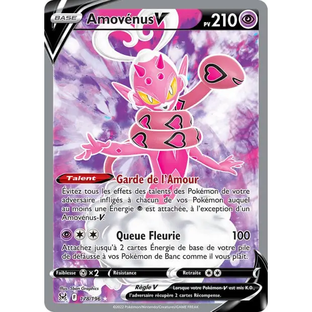 Amovénus V - EB Origine Perdue - 178/196 - Poke-Geek