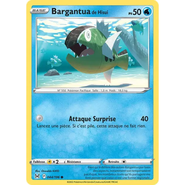 Bargantua de Hisui - EB Origine Perdue - 44/196 - Poke-Geek