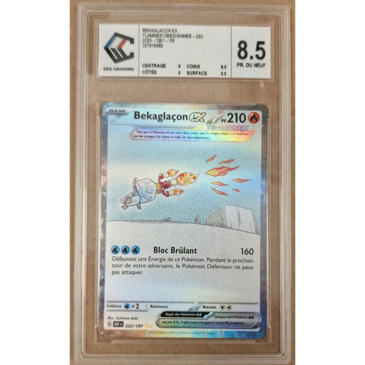 Bekaglaçon ex (222/197) – Flammes Obsidiennes – Français – CCC 8.5