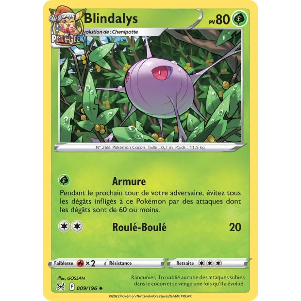 Blindalys - EB Origine Perdue - 9/196 - Poke-Geek