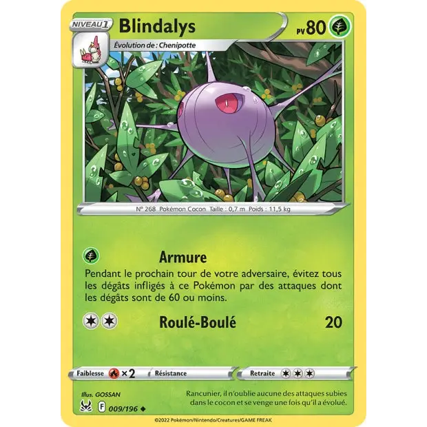Blindalys - EB Origine Perdue - 9/196 - Poke-Geek