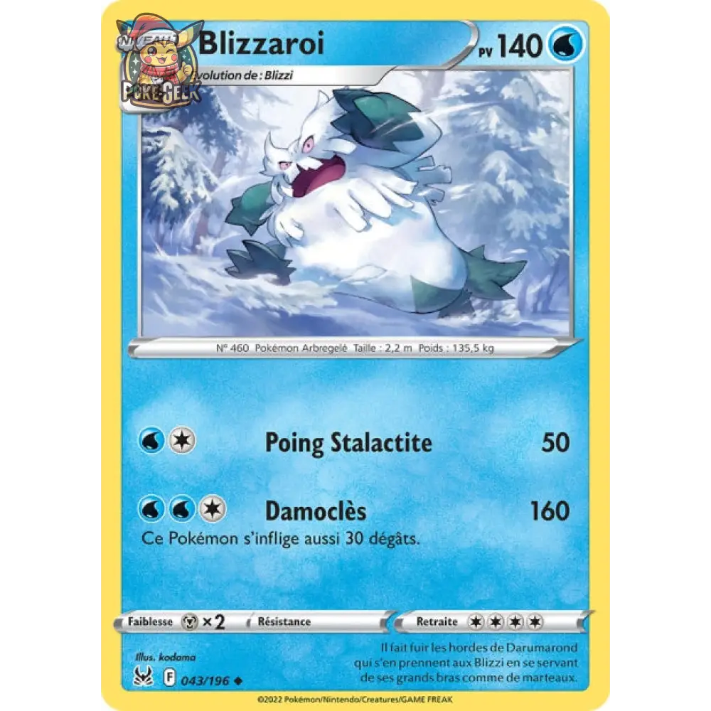 Blizzaroi - EB Origine Perdue - 43/196 - Poke-Geek