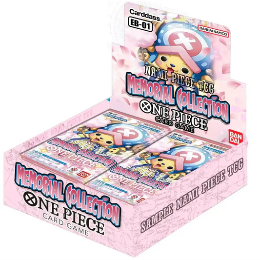 Boite de 24 boosters One Piece Card Game : EB01 Extra Booster Memorial Collection - Anglais