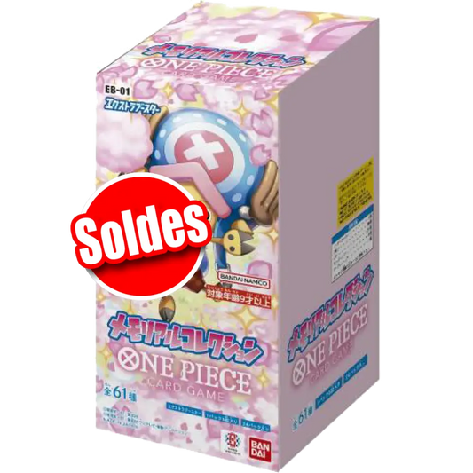 Boite de 24 boosters One Piece Card Game – Extra Booster Memorial Collection EB-01 JAPONAIS - Poke-Geek