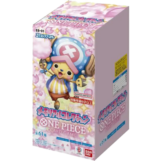 Boite de 24 boosters One Piece Card Game – Extra Booster Memorial Collection EB-01 JAPONAIS