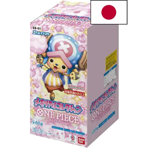 Boite de 24 boosters One Piece Card Game – Extra Booster Memorial Collection EB-01 JAPONAIS - Poke-Geek