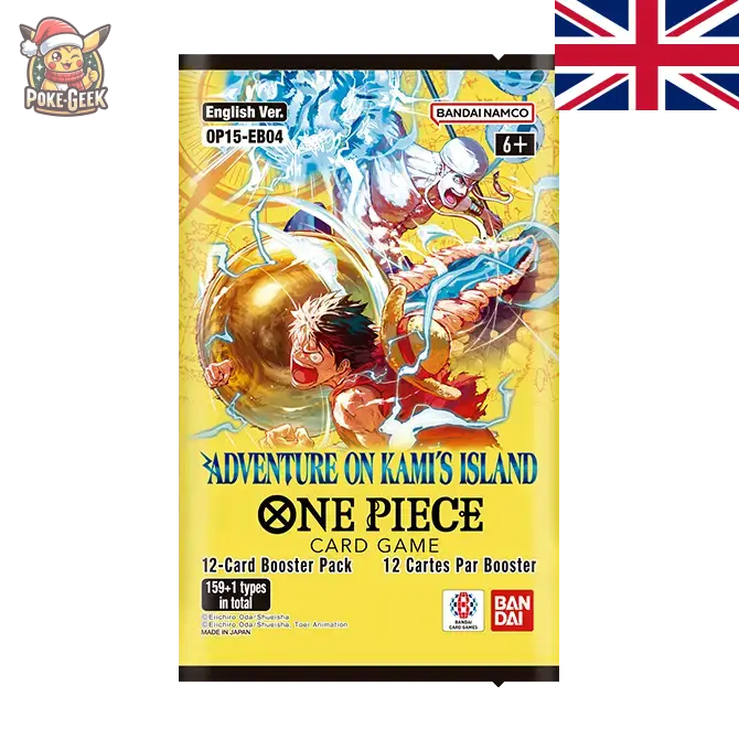 Boîte de 24 Boosters One Piece Card Game OP15-EB04 Adventure on Kami's Island (Anglais)