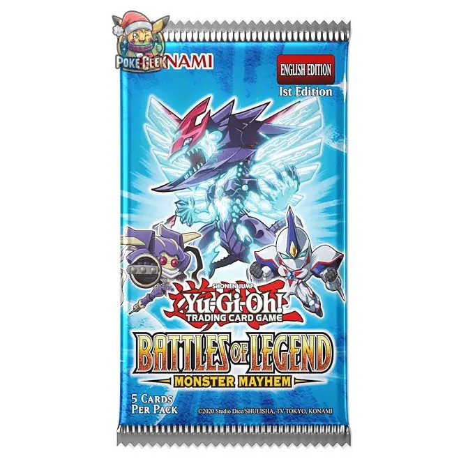Boîte de 24 Boosters Yu-Gi-Oh! - Battles of Legend: Monster Mayhem (BLMM) FR - Poke-Geek