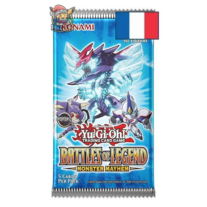 Boîte de 24 Boosters Yu-Gi-Oh! - Battles of Legend: Monster Mayhem (BLMM) FR Préco: 12/06/2025 Battles of Legend: