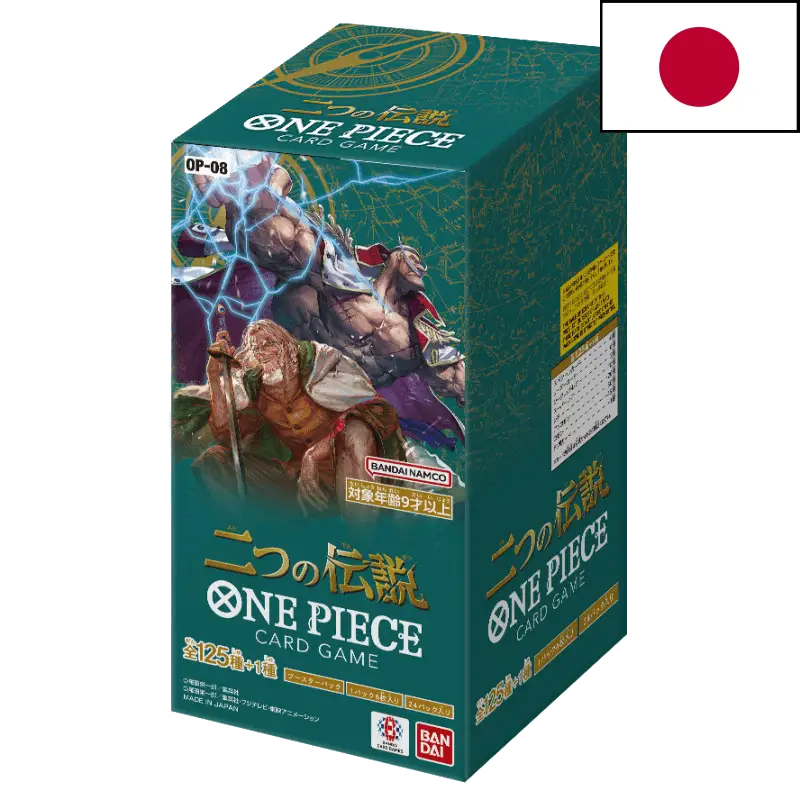 Boite De 24 Boosters One Piece Card Game – Two Legends Op-08 Japonais - Precommande