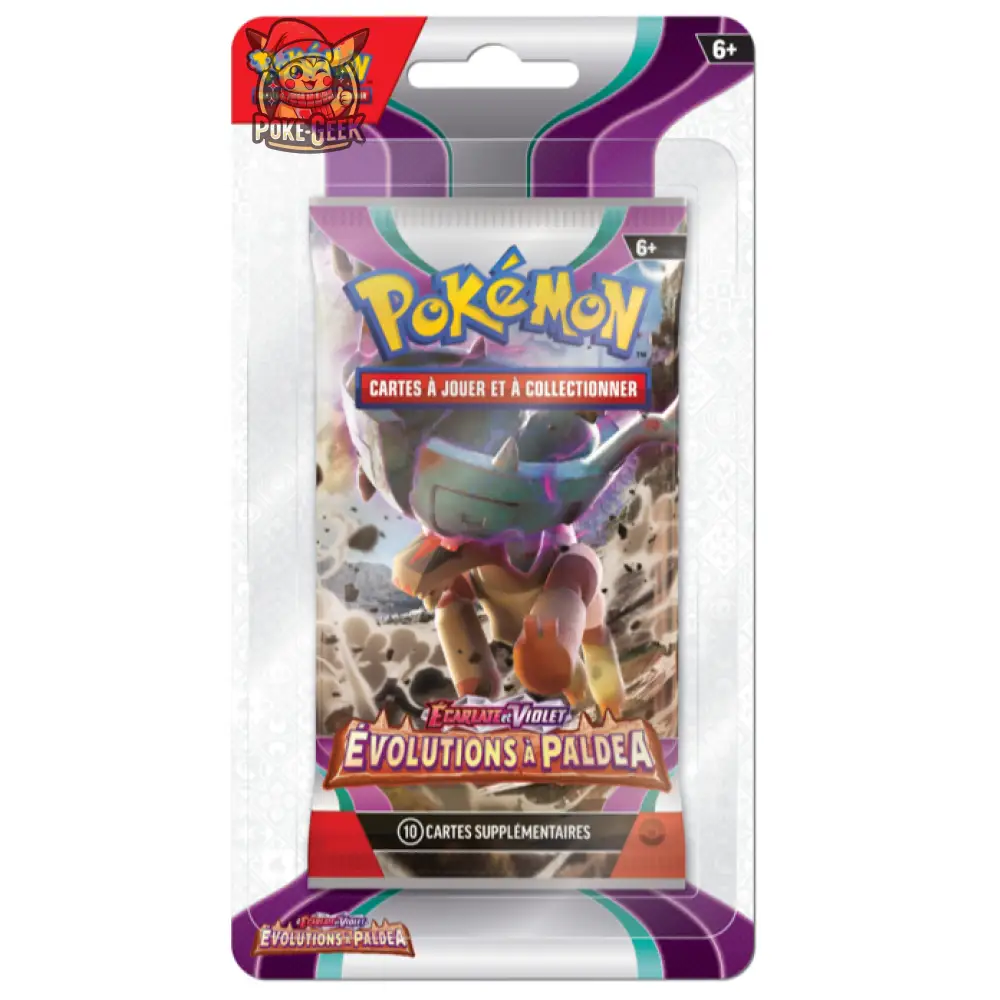 Booster Blister EV02 - Évolutions à Paldea (1 Booster aléatoire) - FR - Poke-Geek