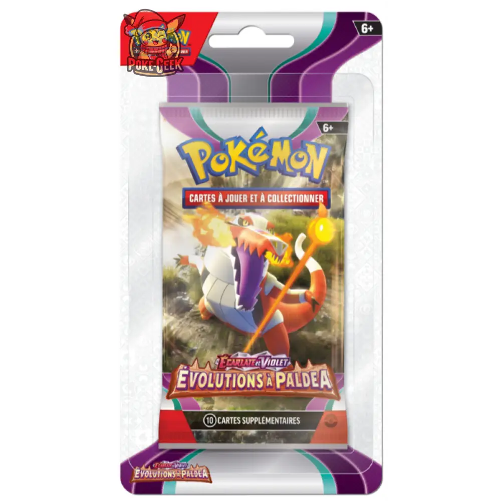 Booster Blister EV02 - Évolutions à Paldea (1 Booster aléatoire) - FR - Poke-Geek