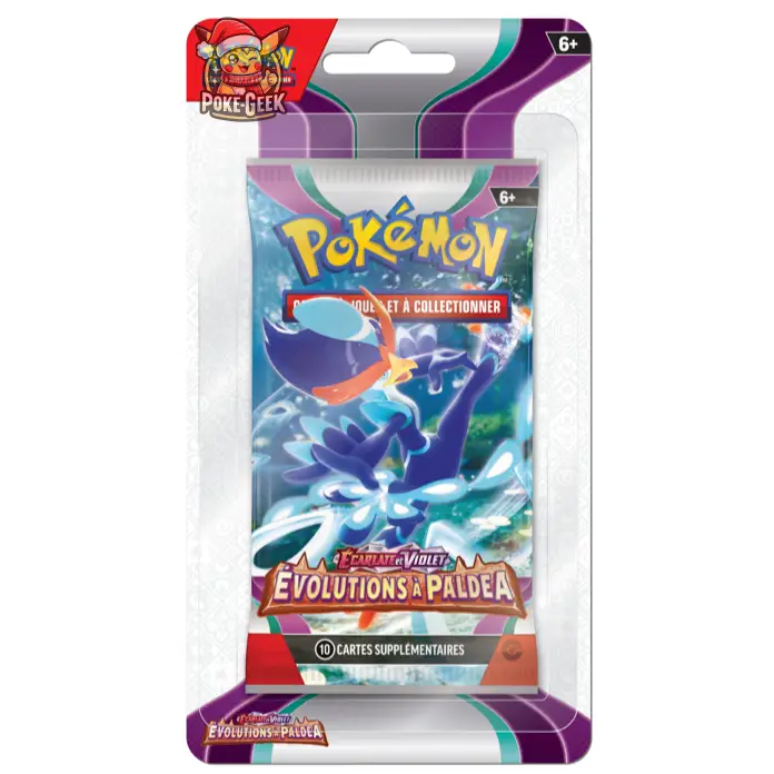 Booster Blister EV02 - Évolutions à Paldea (1 Booster aléatoire) - FR - Poke-Geek