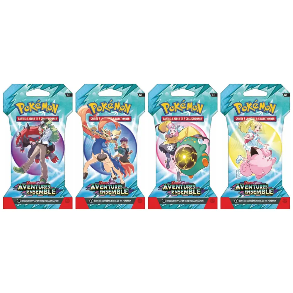 Booster Blister EV09 Aventures Ensemble (1 Booster aléatoire) – FR Blister EV09 Aventures Ensemble