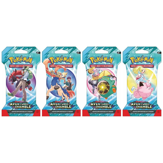 Booster Blister EV09 Aventures Ensemble (1 Booster aléatoire) – FR Blister EV09 Aventures Ensemble