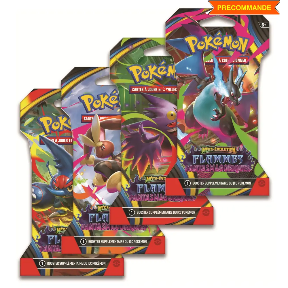 Booster Blister ME02 Flammes Fantasmagoriques (1 Booster aléatoire) – Version Française 🇫🇷